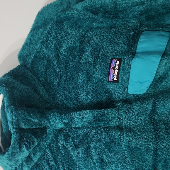 Patagonia Turquoise Fleece Women's Sweater - Picture 4 of 6